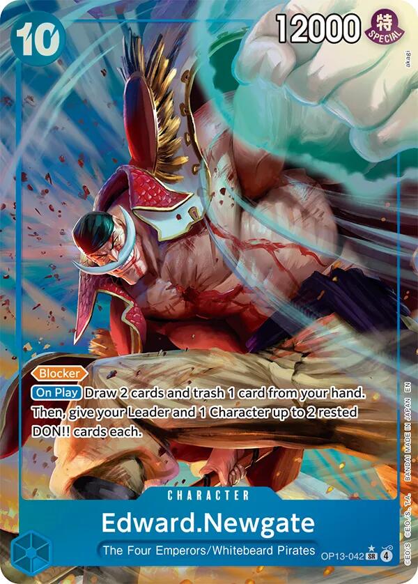 Edward Newgate SR Alt Art (OP13-042) (EN)