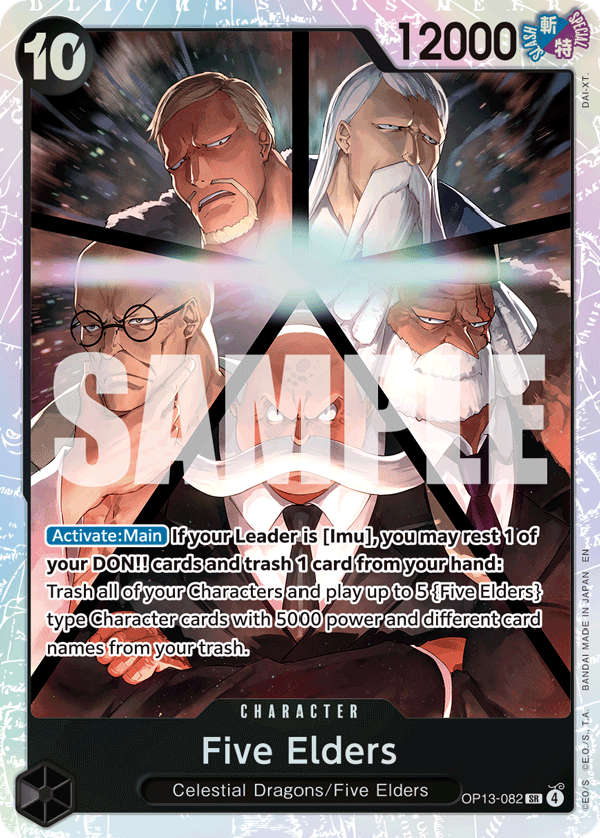 Five Elders SR (OP13-082) (EN)
